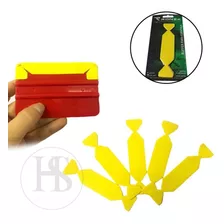 Feltro Proteção Adesivo Amarelo Buffer P/espatula Kit Com 15