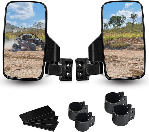 Foto de Utv Side View Mirrors For . And  Roll Bar Cage Pack, Ad...