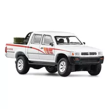 Camioneta Toyota Hilux Escala 1/64, Modelo De Metal, Juguete