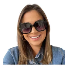 Oculos Feminino Escuro De Sol Quadrado Grande Elegante