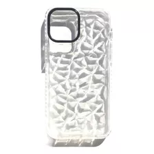 Funda Tpu Diamantes Evo Tech Gem Transparente Para iPhone