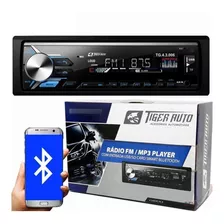 Aparelho De Som Mp3 Tiger Auto C/ Bluetooth Usb,sd,app