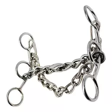 Horse Stainless Steel Western 5-3/4 Short Gag Chain Mo...