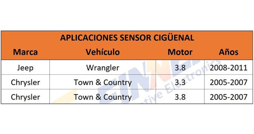 Sensor Cigeal Jeep Wrangler Chrysler Town \u0026 Country Foto 6