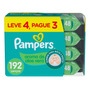 Lenços Umedecidos Pampers Aroma De Aloe Vera, 192 Unidades