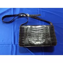 Vintage Cartera Cuero Negro Coco Dáddario 40 Consultar St 