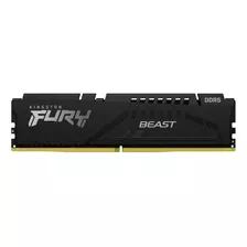 Memória Ram Fury Beast Color Preto 32gb 1 Kingston Kf552c40bb-32