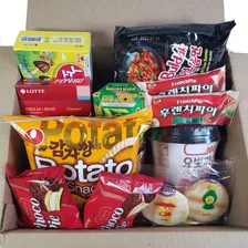 Kit Doces Salgadinho Lamen Topokki Coreano