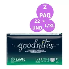 Pañal Goodnites L/xl 2 Paq 22 Und