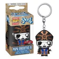 Llavero Funko Ghost Papa Emeritus Iv Rock Metal Hot Topic Color Negro