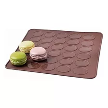 Tapete Molde Forma Silicone Macaron 30 Cavidades Dolce Home