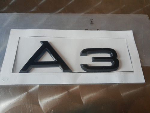 Emblema Audi A3 Negro Foto 2