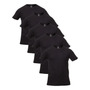 Kit Com 5 Camisetas Masculinas Básicas Slim Hering 4fv31den Preto Lisa G