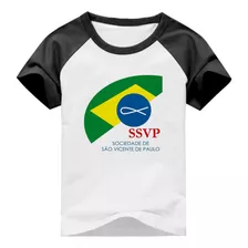 Camiseta Católica Cristã Sociedade São Vicente De Paulo Ssvp