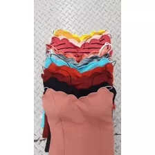 Kit 10 Blusas Nuvem Crepe C Bojo Atacado Promoção Moda Verão