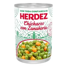 Chícharos Con Zanahoria Herdez En Lata 400 Gr