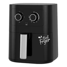 Fritadeira Elétrica Sem Óleo 5 Litros Air Fryer Preta Grande