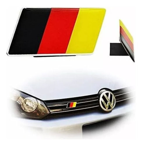 Foto de Emblema Bandera Alemania Baul/persiana Vw Audi Bmw Mercedez