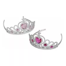 Rhode Island Novelty Tiaras Con Piedras Corazón (12-pack) Ne