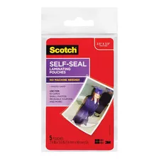 Scotch - Bolsas De Plastificacin, Autoadhesivas, Acabado Bri