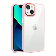 Funda Para iPhone 11 12 13 14 Plus Pro Max Cromada + Vidrio