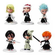 Action Figure Bleach Coleçao 6 Bonecos 8 Cm Pronta Entrega 