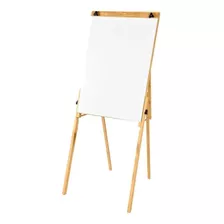 Suporte Cavalete Madeira Flip Chart E Quadro Branco Dobrável