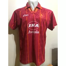Camiseta Roma Italia Asics 1996 1997 Balbo #9 Argentina M- L
