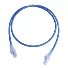 Patch Cord Utp Linkedpro Cat6 1.0m Azul 28awg