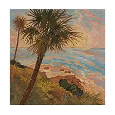 Pintura Palm Breeze Ii Por Graham Reynolds, 18x18