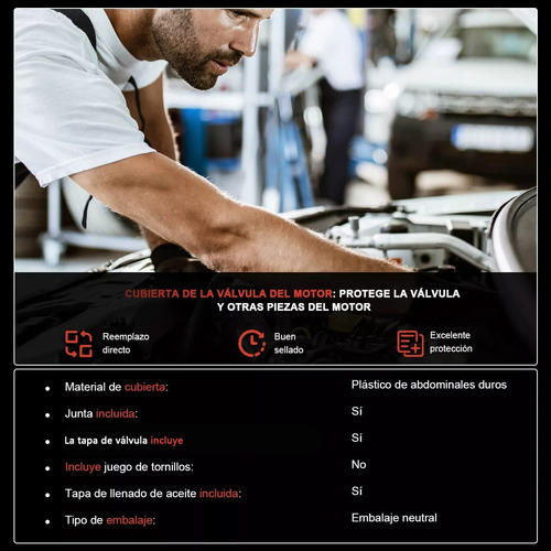 Tapa Punterias Con Empaque Chevrolet Captiva 1.6l 2006-2015 Foto 4