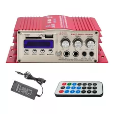 Mini Modulo Amplificador Karaoke 400 Watts Com Bluetooth Usb