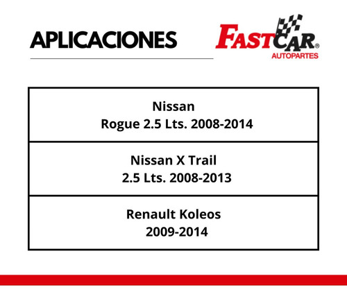 2 Amortiguadores Delanteros Nissan Rogue 2.5l 2008- 2014 Foto 2