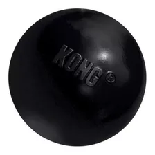 Kong Ball Juguete Pelota Ch Resistente Extreme Con Agujero Color Negro