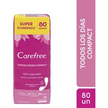 Protectores Diarios Carefree® todos Los Días Compact X80u