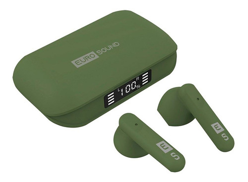 Auricular Inalambrico Eurosound Boost Tws Bt 5.0 Color Verde
