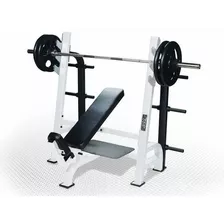 York Barbell Sts Olympic Incline Bench With Gun Racks