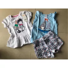 Conjunto Remera Musculosa Short Gymboree