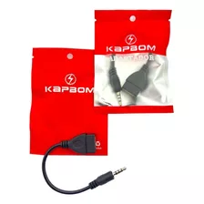 10 Cabo P2 X Usb Fêmea Lelong 20cm Atacado Cor Preto