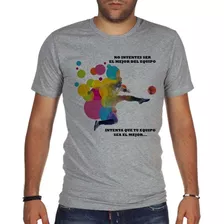 Remera De Hombre Frase Futbol Pelota Diseño Ball