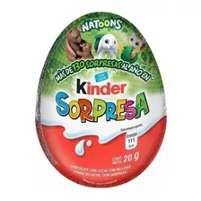  12 Piezas Kinder Sorpresas Animales Chocolate Relleno