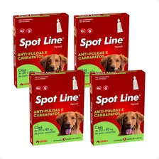 4 Spot Line 2,68ml Coveli Para Cães De 20 A 40kg - 1 Pipeta