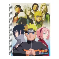 Caderno Naruto São Domingos 1m C/ 80 Folhas Capa Dura