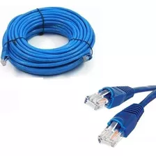 Cable Red Utp Cat6e Lan 30 Mt Conector Funda Sellado Fabrica