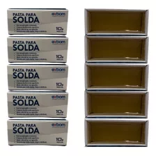 Kit 5 Pasta Para Solda Rápida 10g Eficiencia Total Exbom