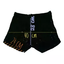 Mini Short Lentejuelas Negro 