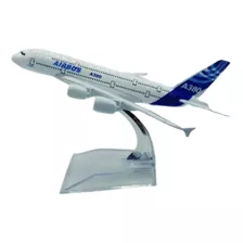 Airbus Avião Miniatura A380 Cor Branco