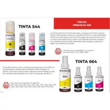 Tinta Premium Ink Para Impresora Tinta Continua Epson 