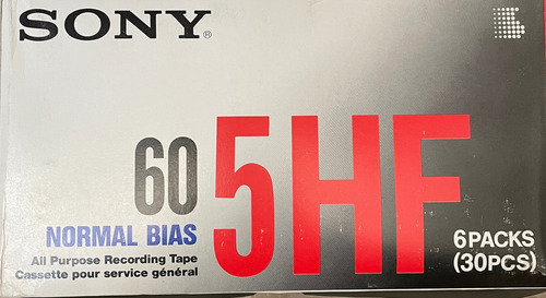 Cassettes De Audio Sony Hf - Caja Con 30 Unidades