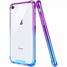 Funda Para iPhone 7/8/se (color Azul-violeta/marca Salawat)